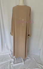 Gandoura marocaine brodée mi longue - modèle Souad 💐✨