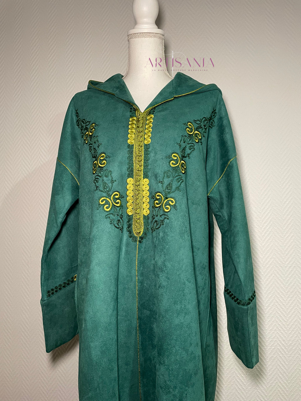 Jellaba marocaine d'hiver en daim - une pièce 🪡❄️