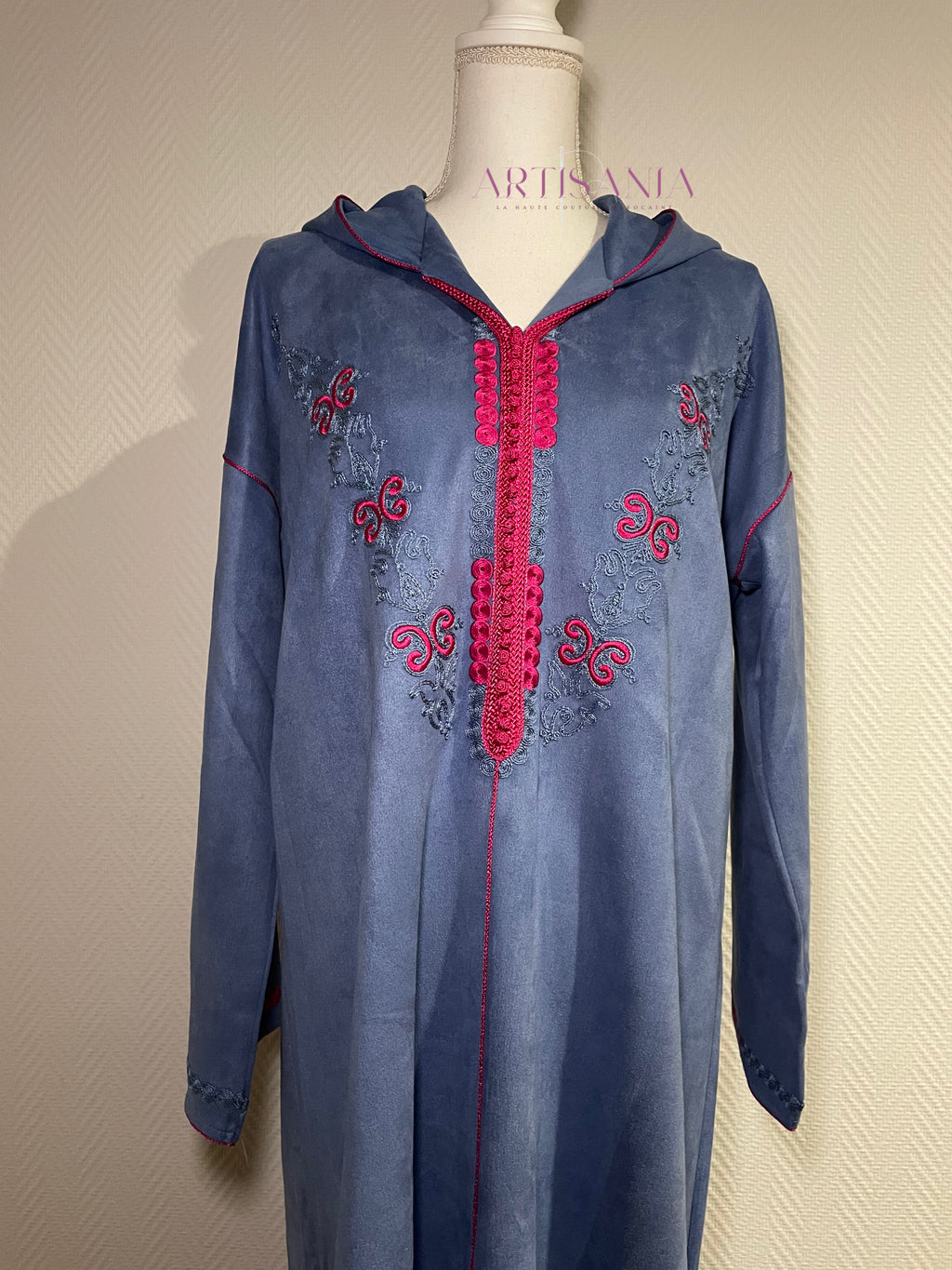 Jellaba marocaine d'hiver en daim - une pièce 🪡❄️