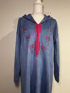 Jellaba marocaine d'hiver en daim - une pièce 🪡❄️