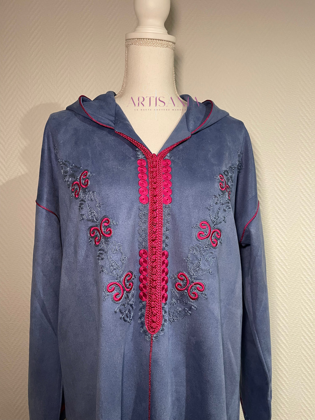 Jellaba marocaine d'hiver en daim - une pièce 🪡❄️