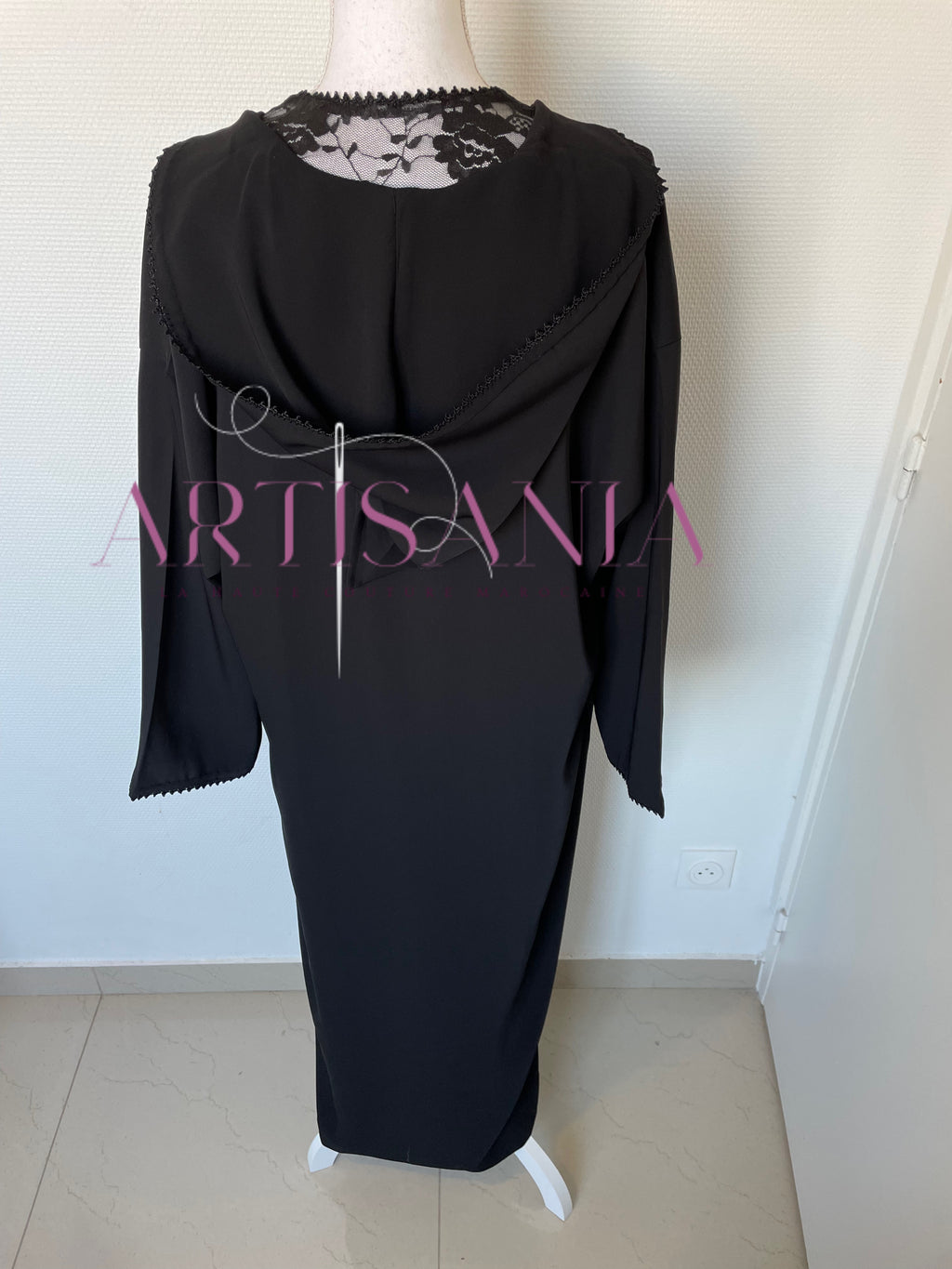 Jellaba marocaine deux pièce dentelle - modèle Radja