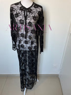 Jellaba marocaine deux pièce dentelle - modèle Radja