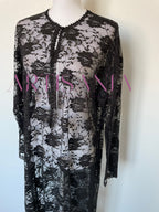 Jellaba marocaine deux pièce dentelle - modèle Radja