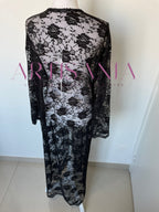 Jellaba marocaine deux pièce dentelle - modèle Radja