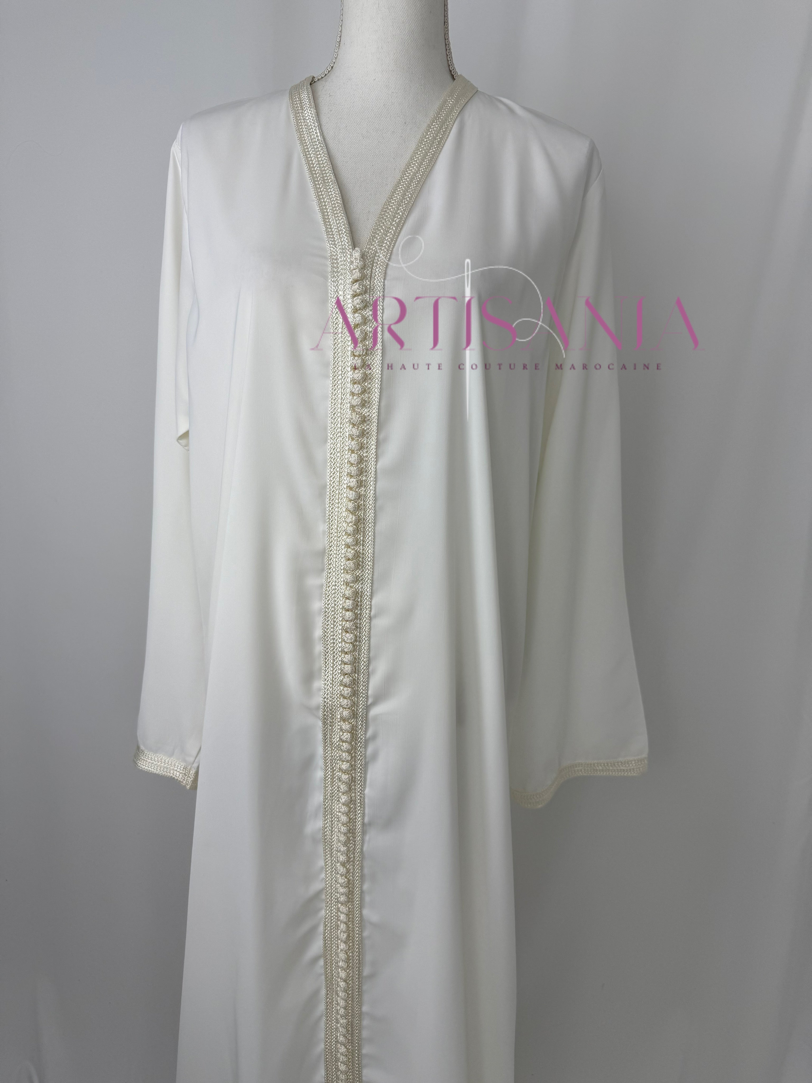 Takchita marocaine avec des perles  - modèle Tasnim