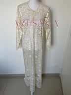 Jellaba marocaine deux pièce dentelle - modèle Radja