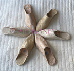 Babouches marocaines plates simples - modèle Farah