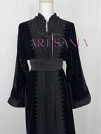 Takchita marocaine en velours - modèle Khouloud 🪡