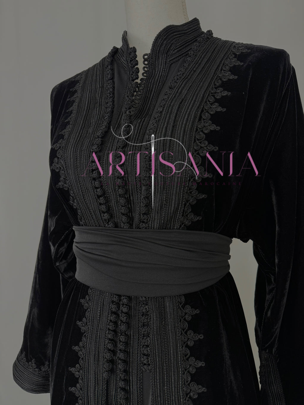 Takchita marocaine en velours - modèle Khouloud 🪡