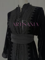 Takchita marocaine en velours - modèle Khouloud 🪡