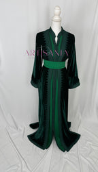 Takchita marocaine en velours - modèle Khouloud 🪡