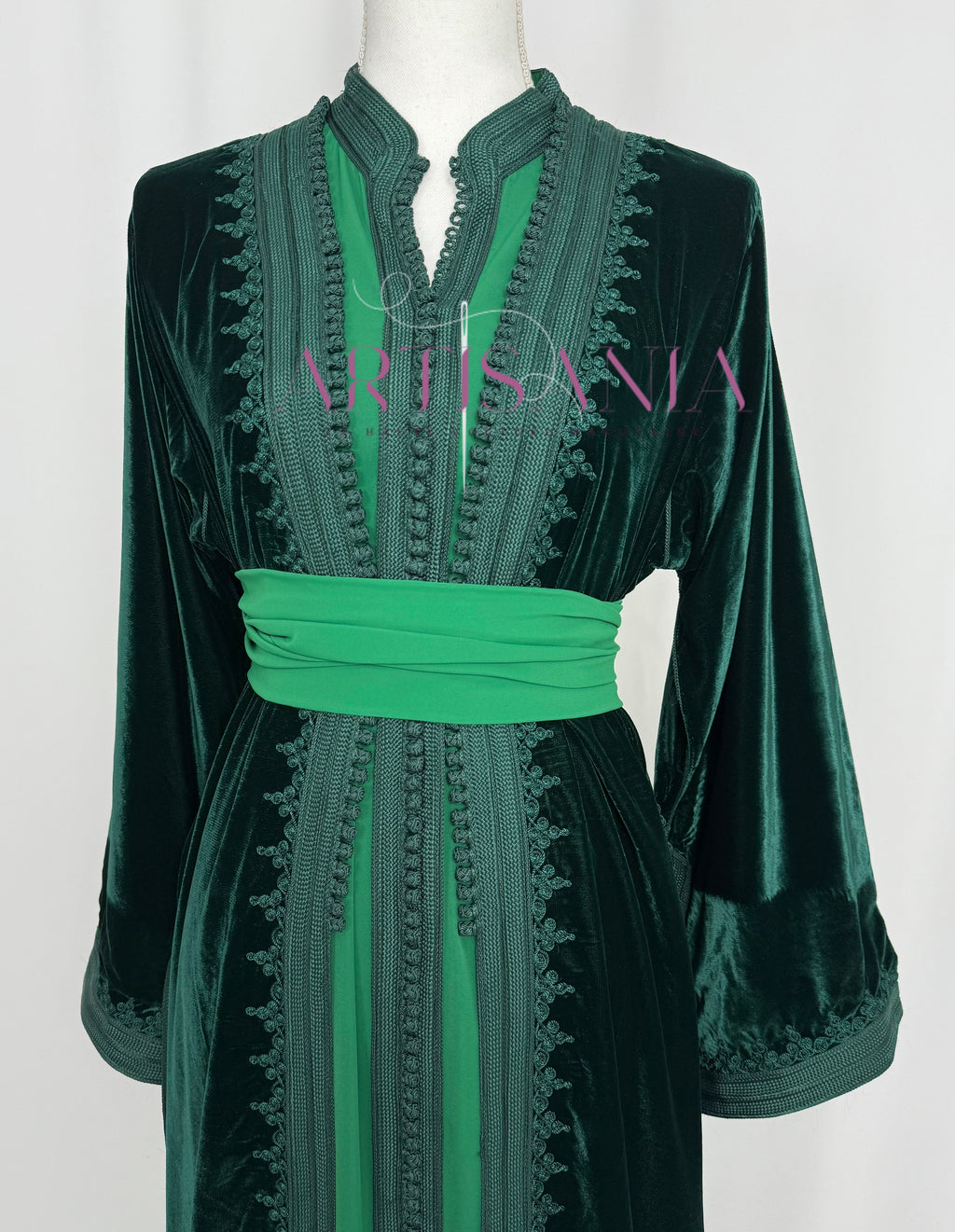 Takchita marocaine en velours - modèle Khouloud 🪡