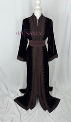 Takchita marocaine en velours - modèle Khouloud 🪡