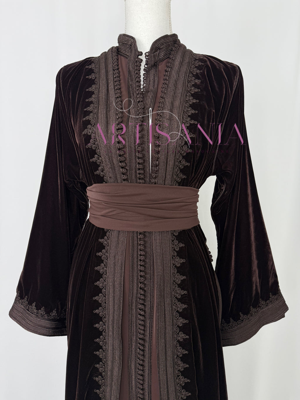 Takchita marocaine en velours - modèle Khouloud 🪡