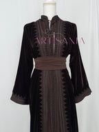 Takchita marocaine en velours - modèle Khouloud 🪡