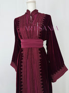 Takchita marocaine en velours - modèle Khouloud 🪡