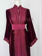 Takchita marocaine en velours - modèle Khouloud 🪡