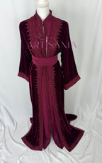 Takchita marocaine en velours - modèle Khouloud 🪡