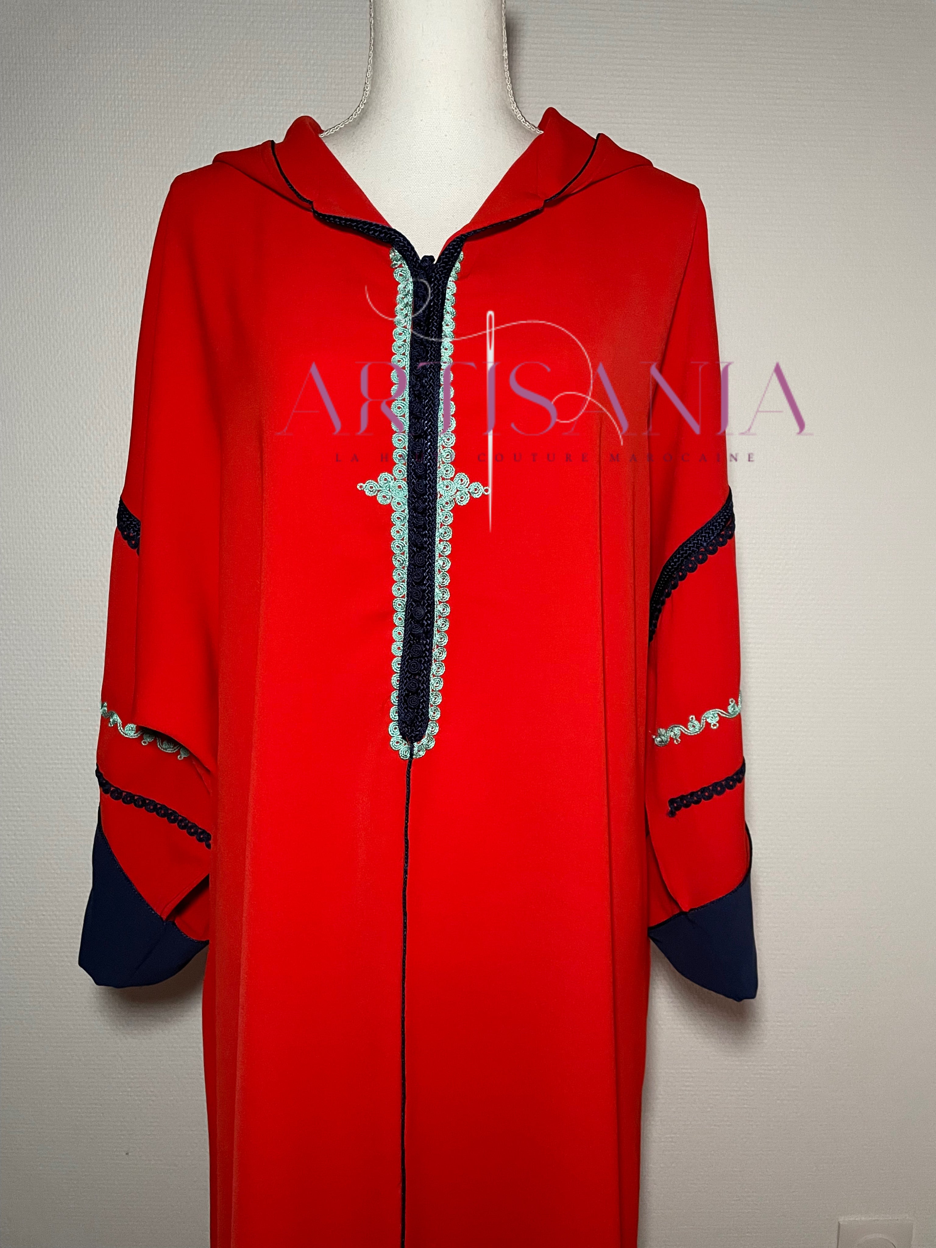 Jellaba marocaine une pièce - modèle Aicha 🪡