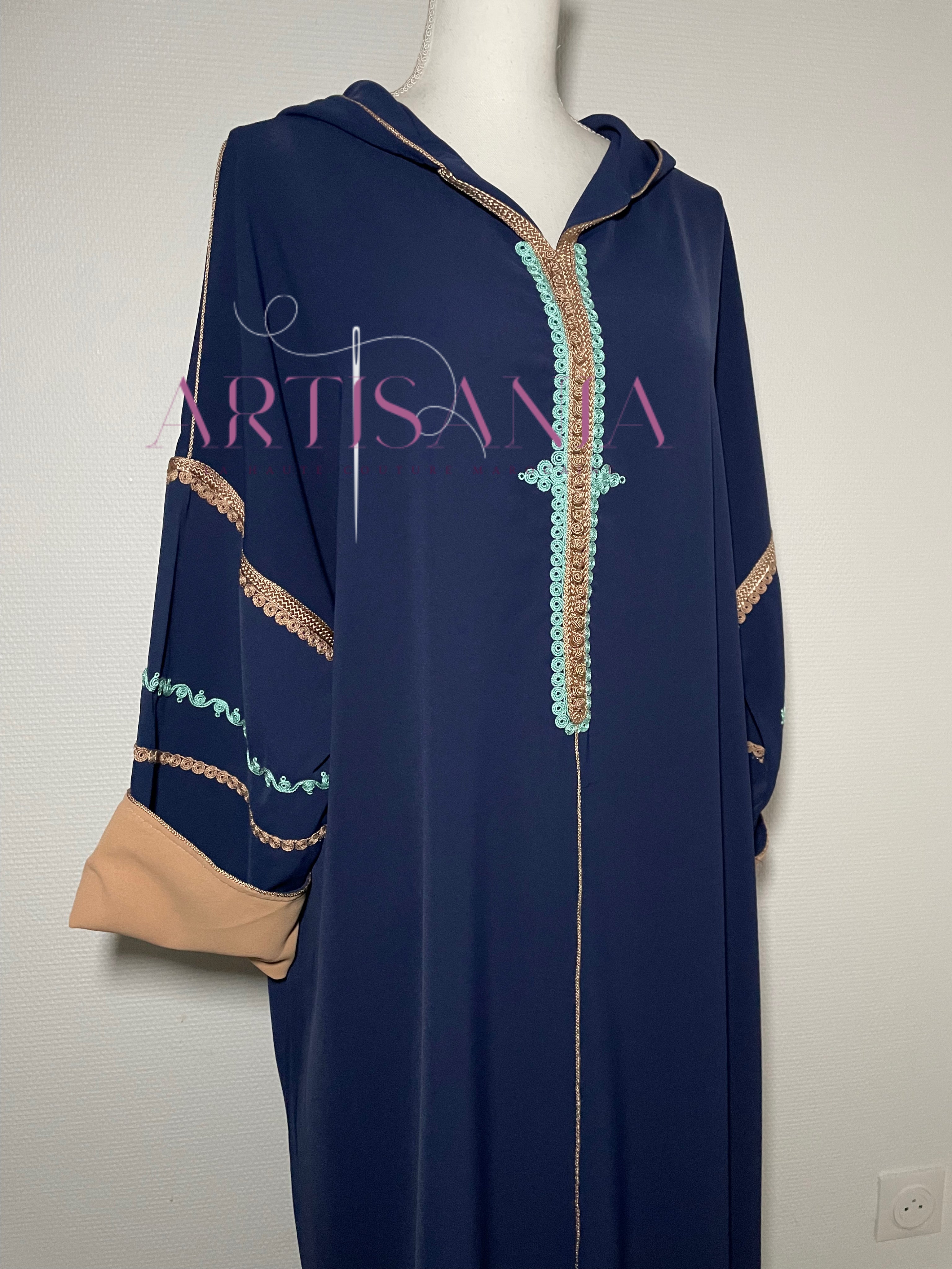 Jellaba marocaine une pièce - modèle Aicha 🪡