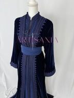 Takchita marocaine en velours - modèle Khouloud 🪡