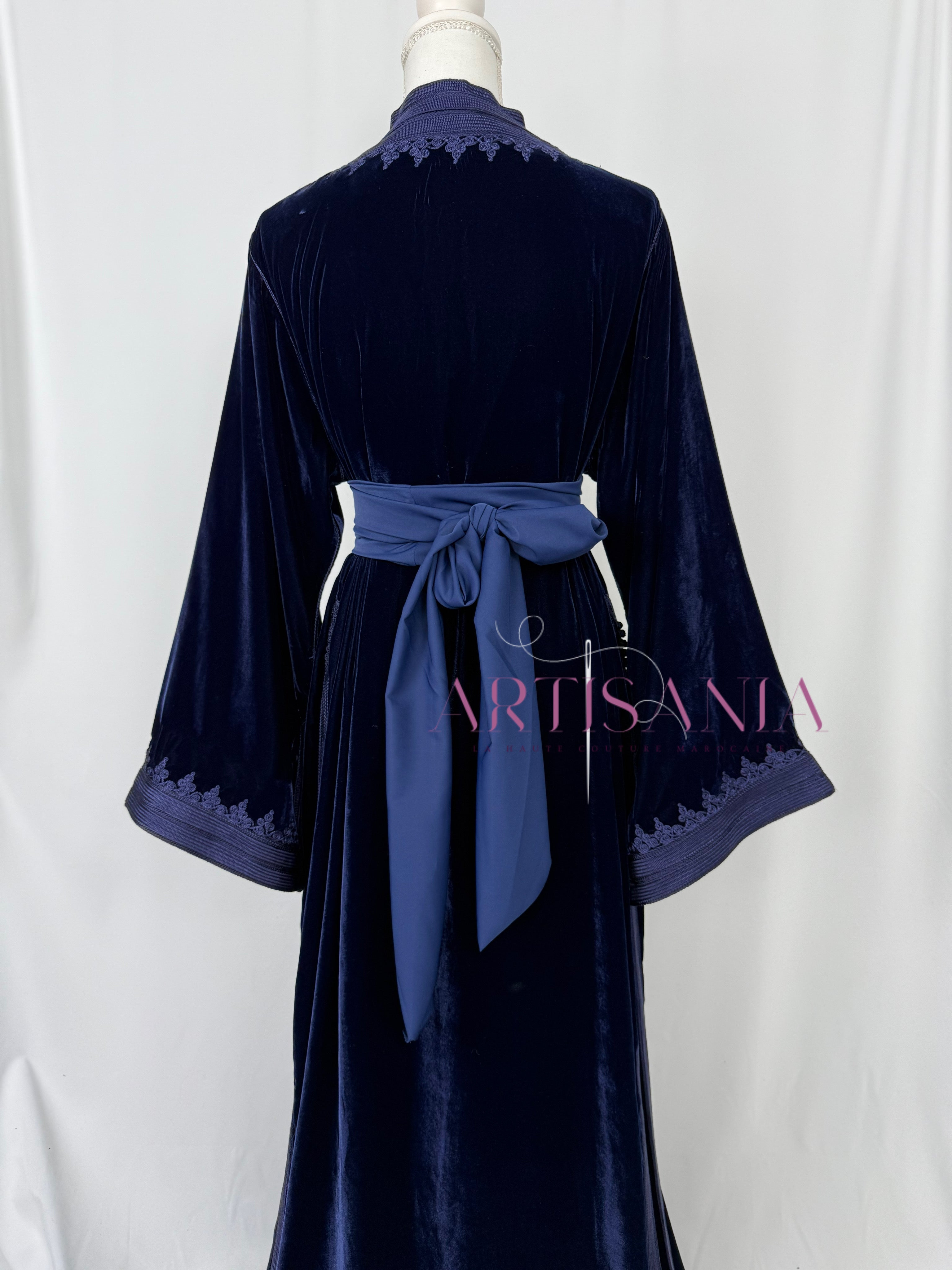 Takchita marocaine en velours - modèle Khouloud 🪡