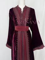 Takchita marocaine en velours - modèle Khouloud 🪡