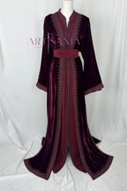 Takchita marocaine en velours - modèle Khouloud 🪡