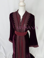 Takchita marocaine en velours - modèle Khouloud 🪡