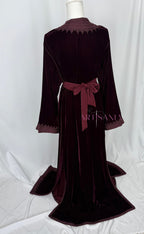 Takchita marocaine en velours - modèle Khouloud 🪡