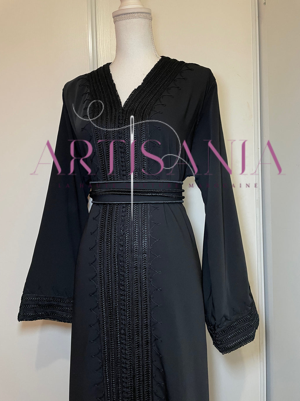 Caftan marocain simple - modèle Ilhem