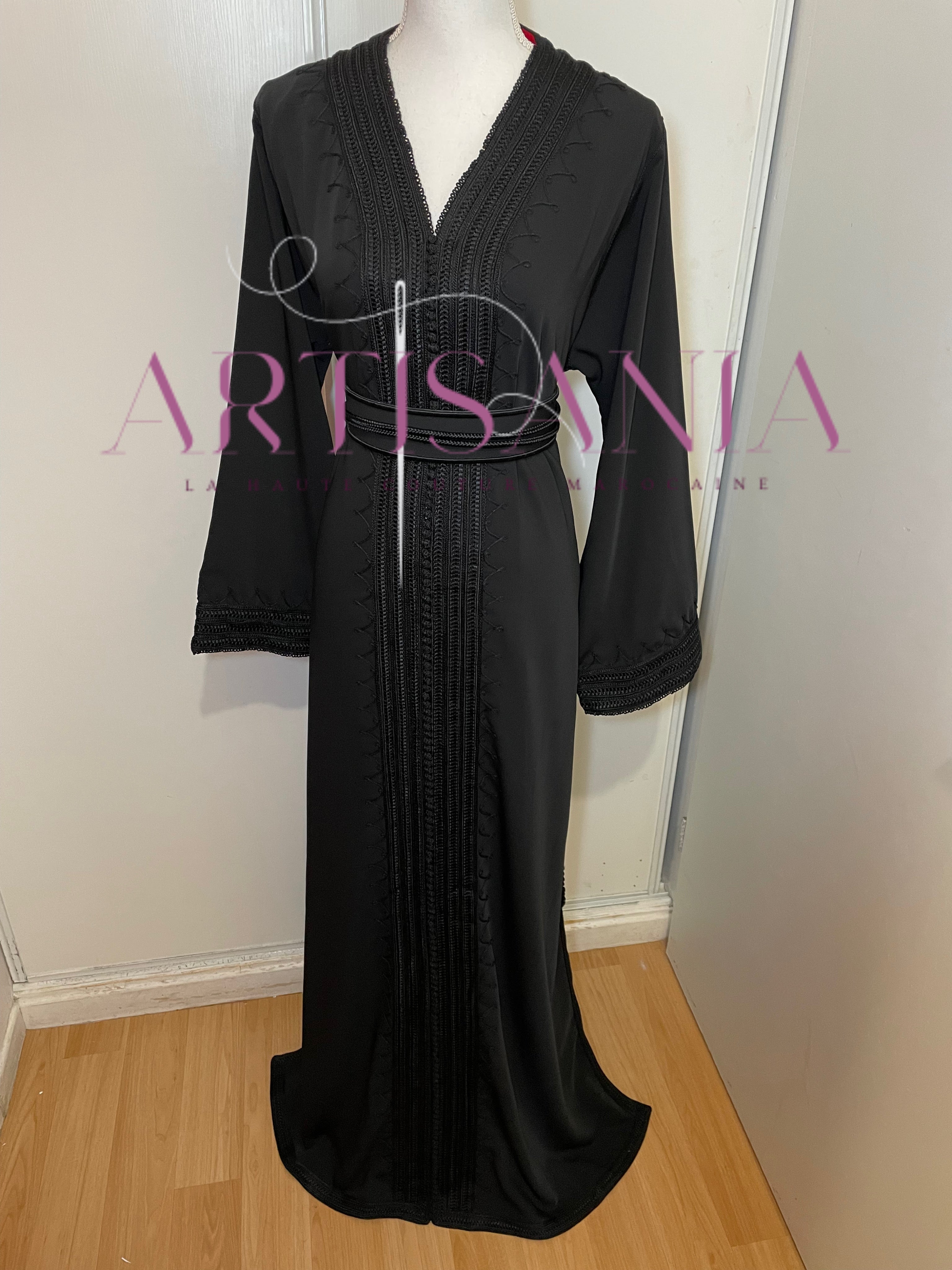 Caftan marocain simple - modèle Ilhem