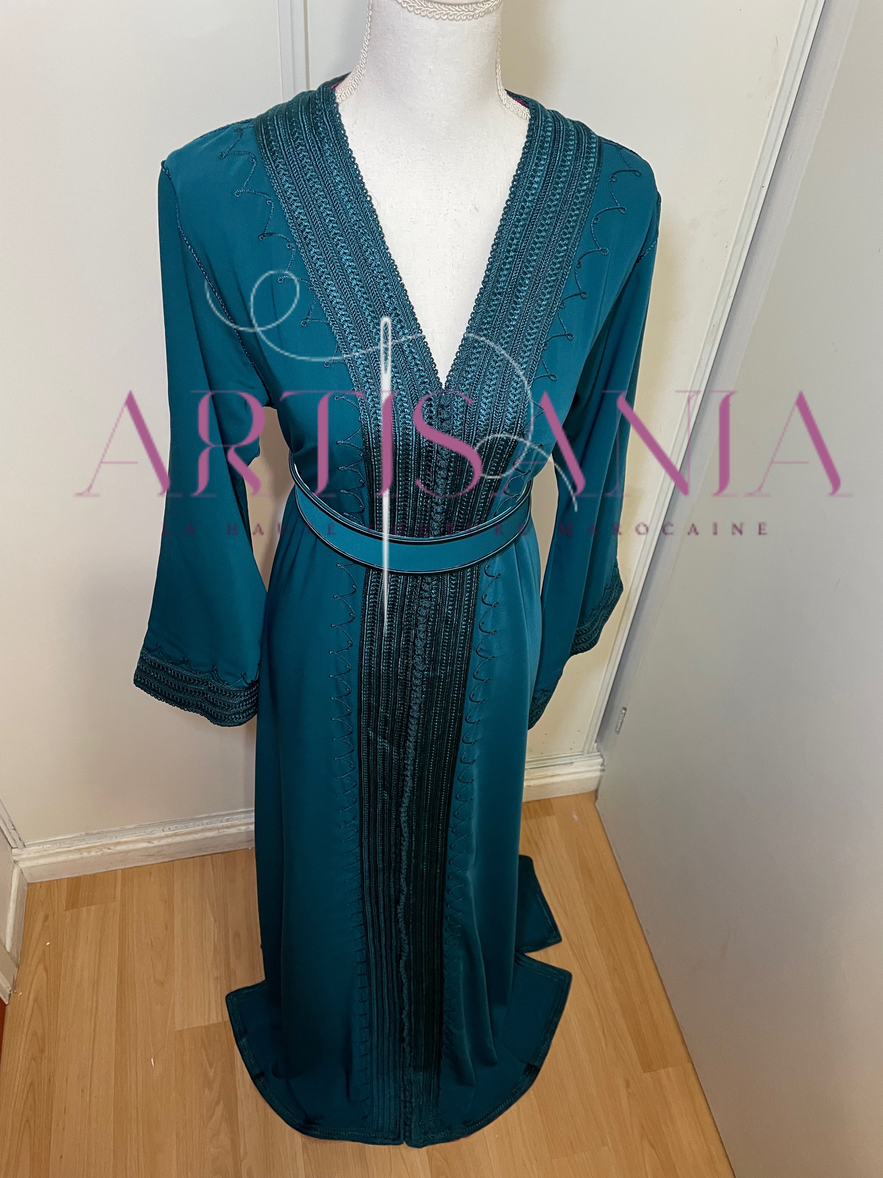 Caftan marocain simple - modèle Ilhem