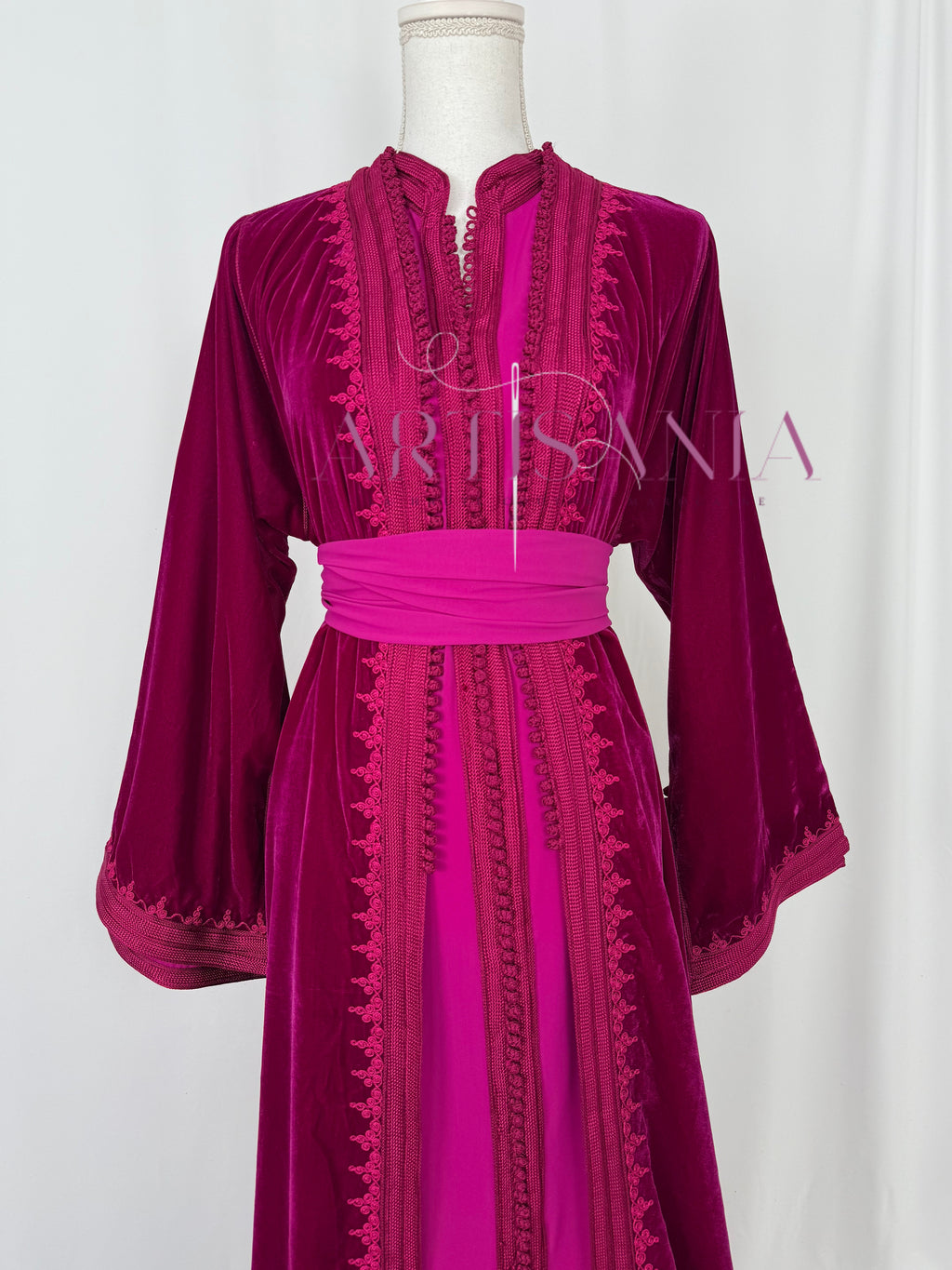 Takchita marocaine en velours - modèle Khouloud 🪡