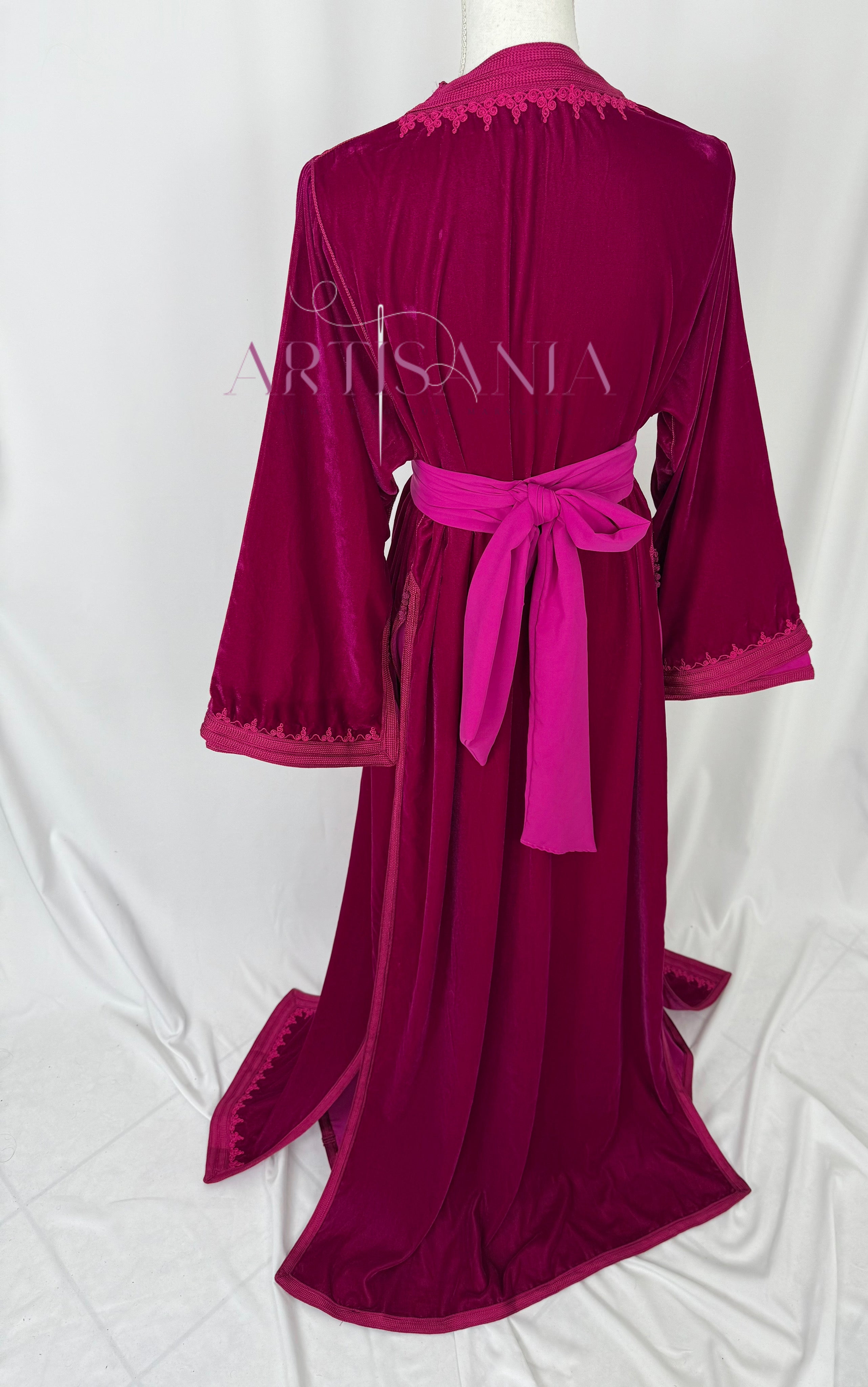 Takchita marocaine en velours - modèle Khouloud 🪡