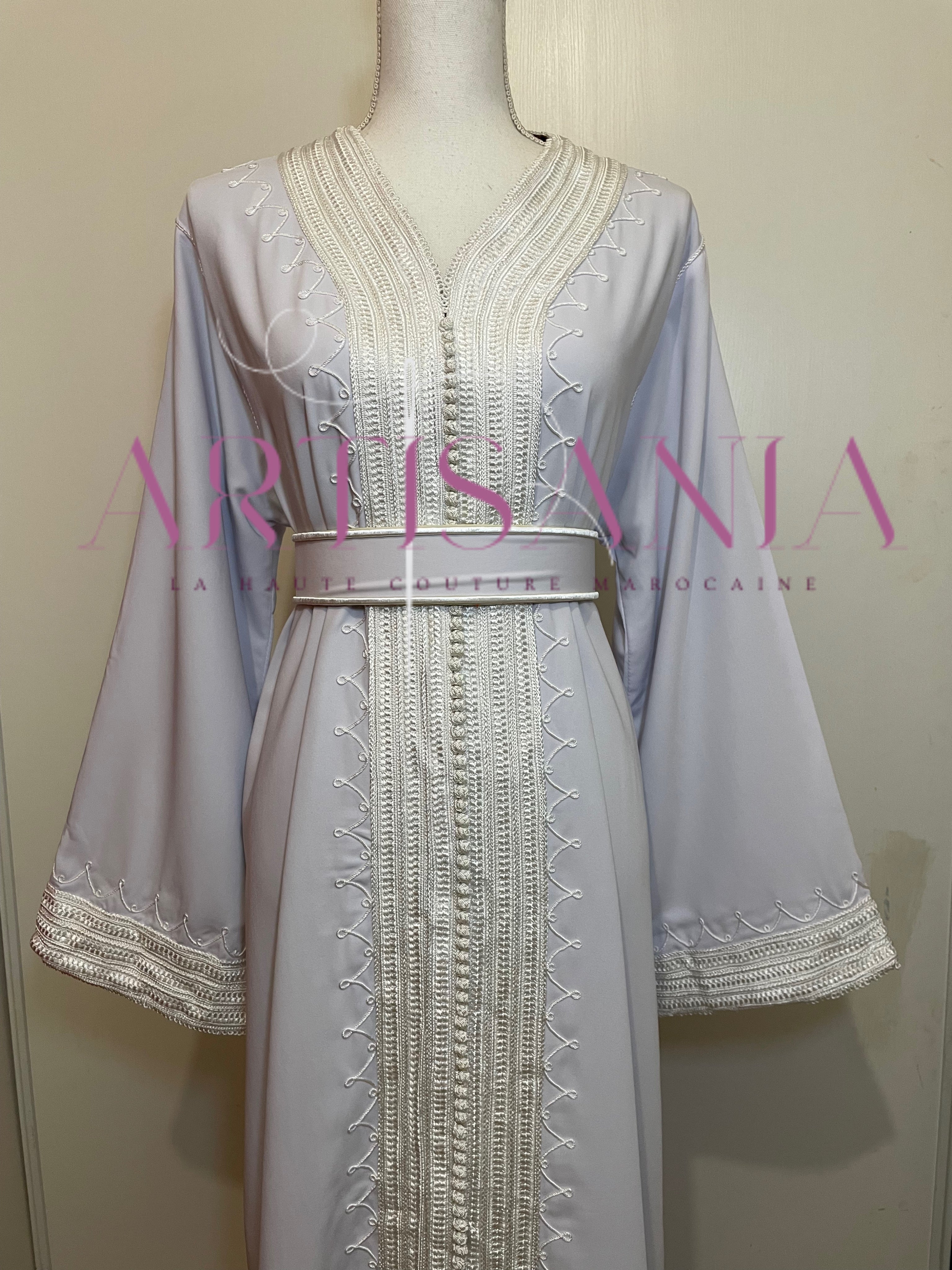 Caftan marocain simple - modèle Ilhem