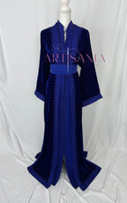 Takchita marocaine en velours - modèle Khouloud 🪡