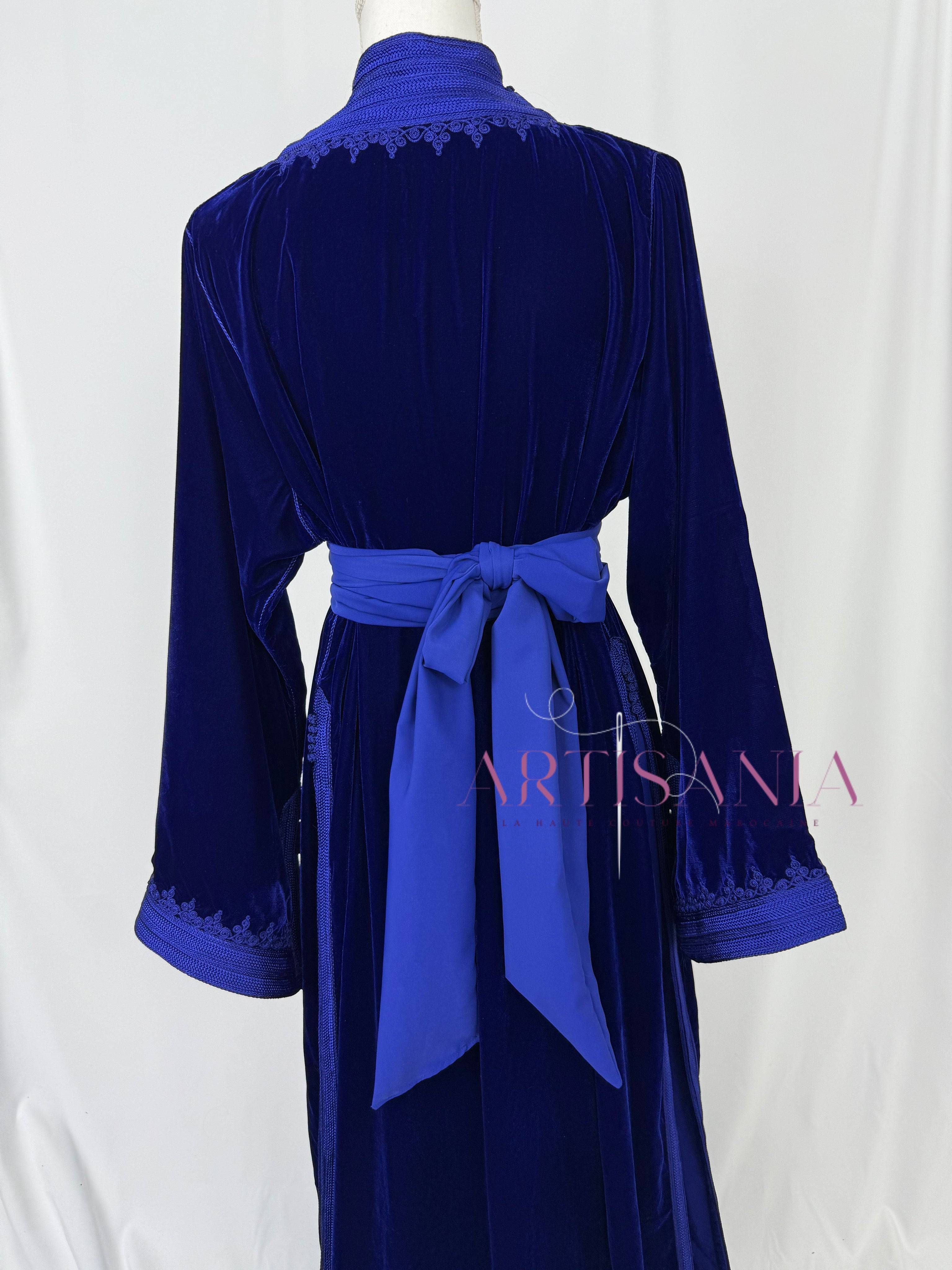 Takchita marocaine en velours - modèle Khouloud 🪡