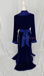 Takchita marocaine en velours - modèle Khouloud 🪡