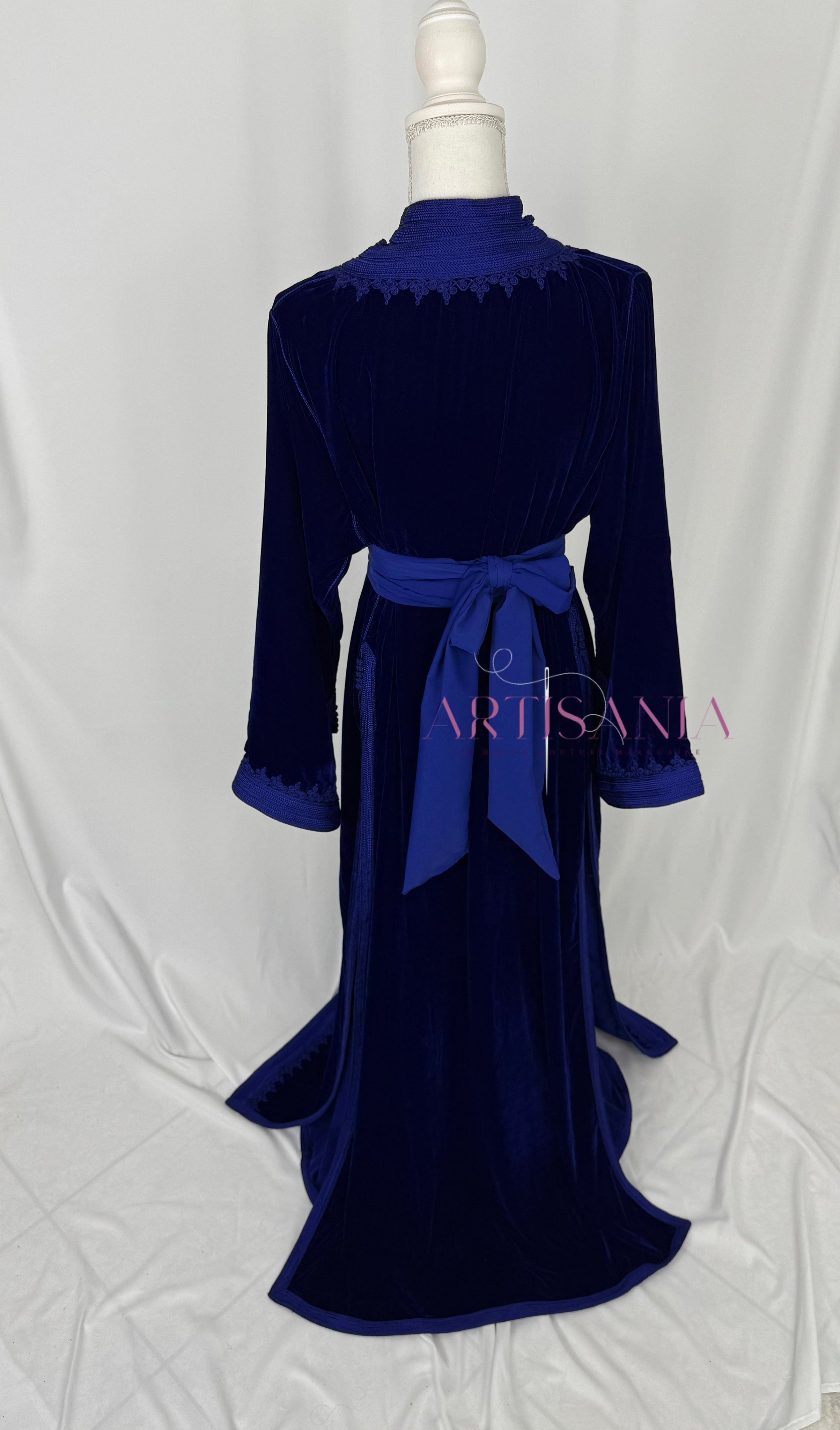 Takchita marocaine en velours - modèle Khouloud 🪡