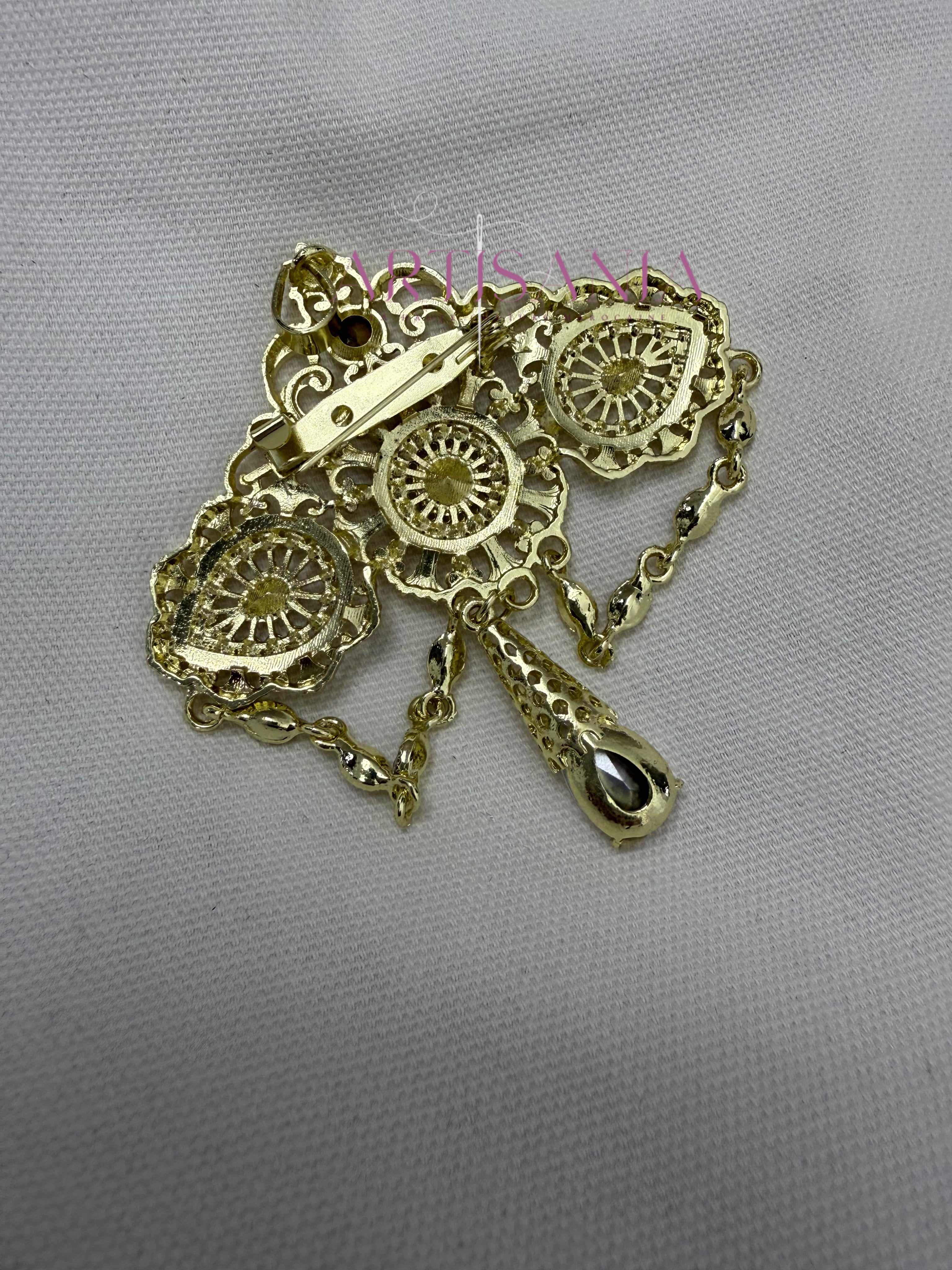 Broches pour accompagner vos tenues - dorées