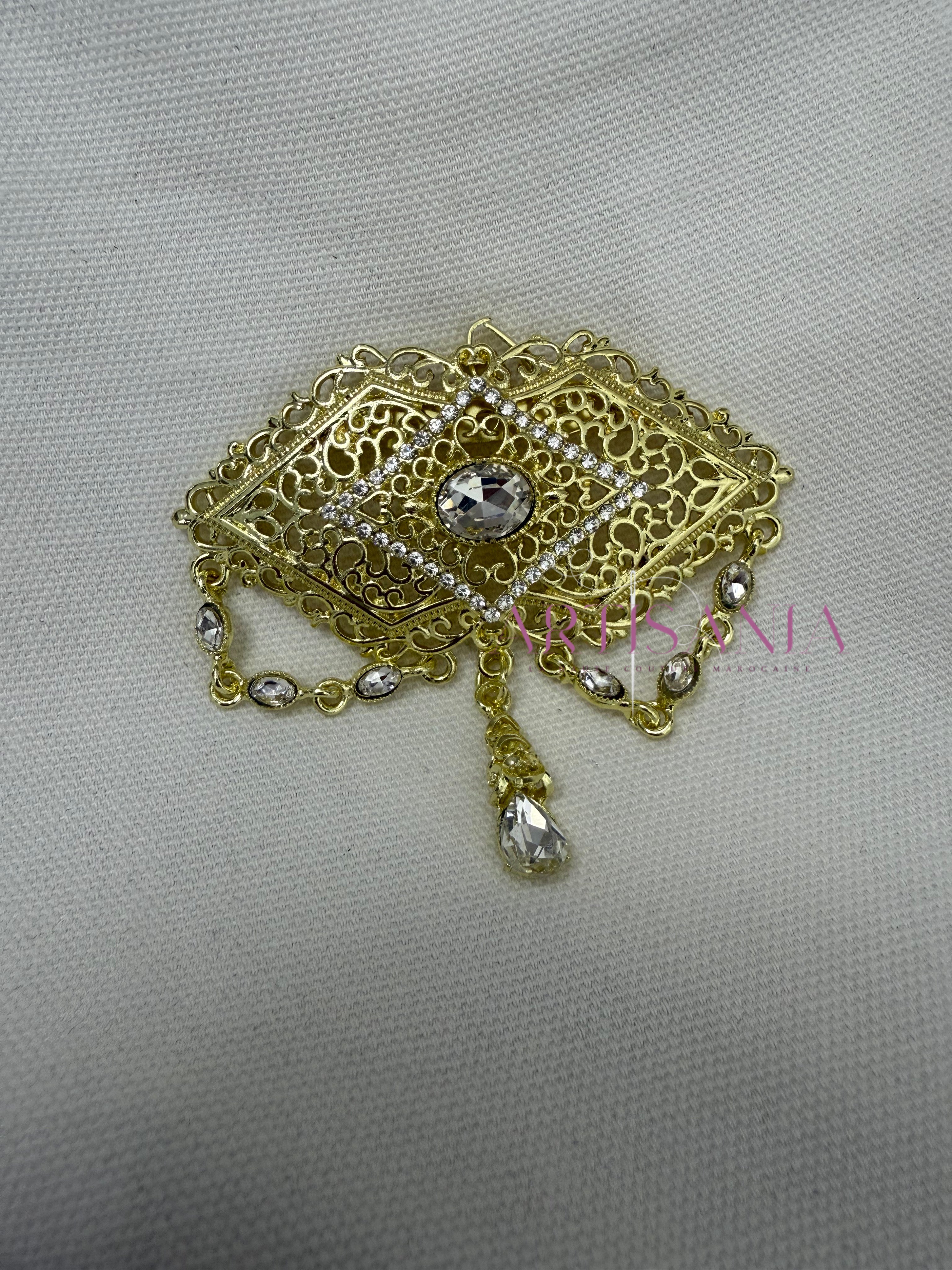 Broches pour accompagner vos tenues - dorées