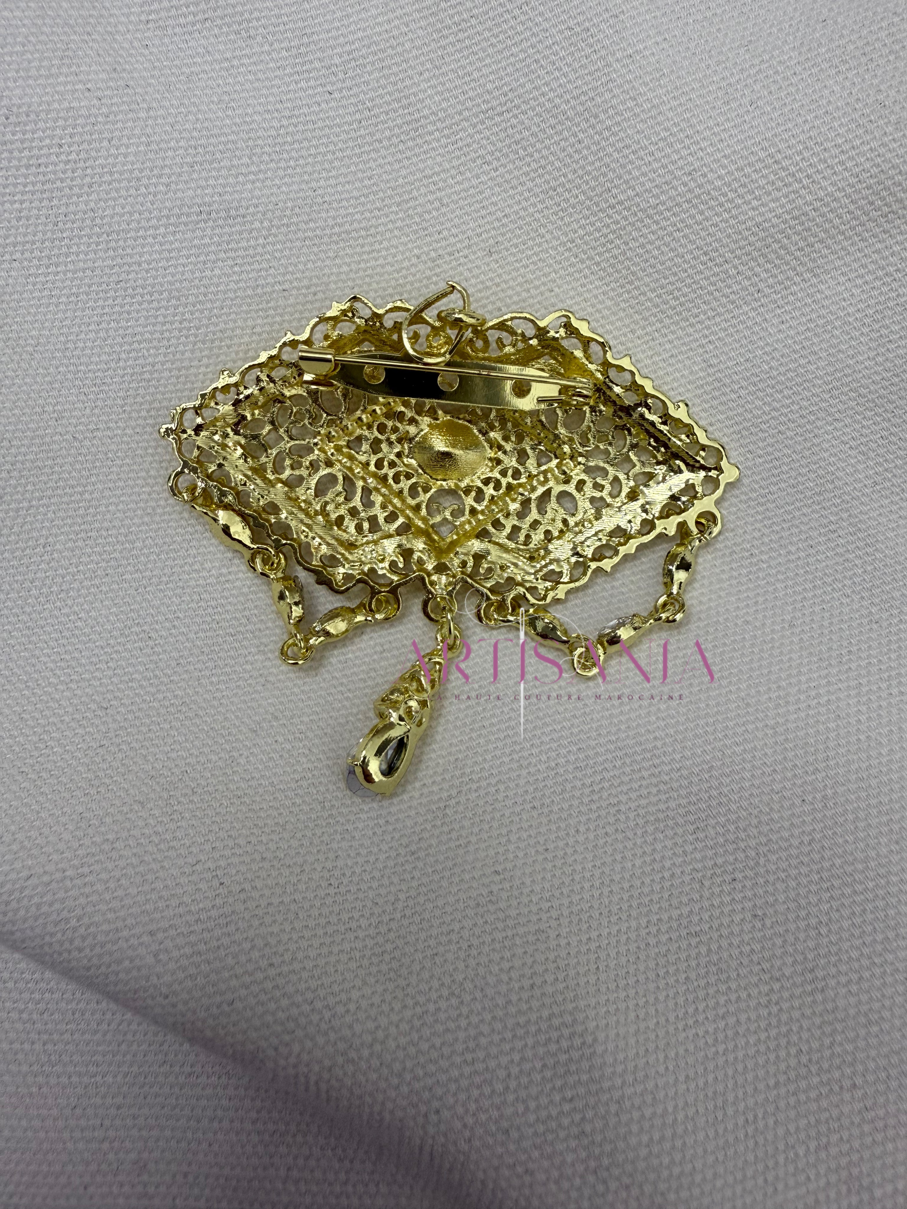 Broches pour accompagner vos tenues - dorées