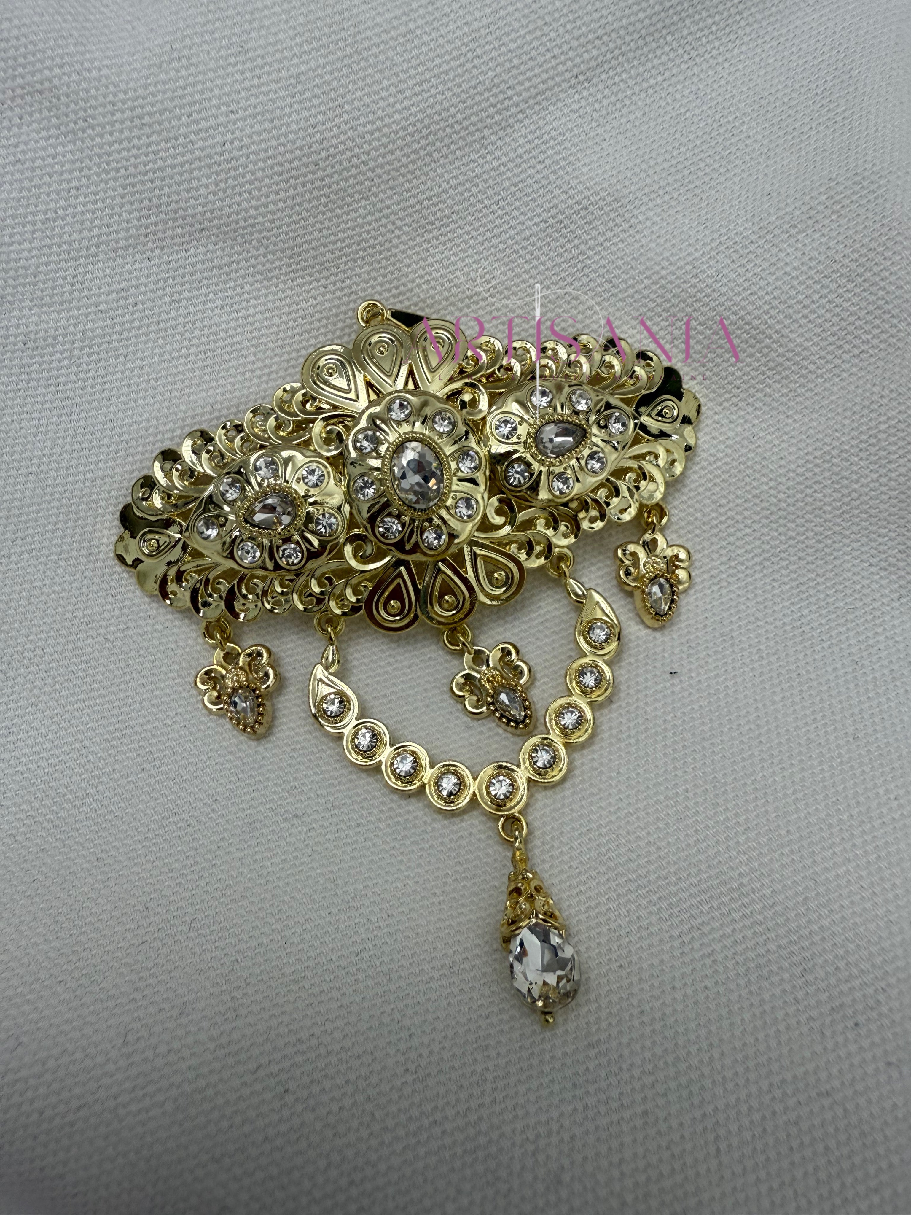 Broches pour accompagner vos tenues - dorées