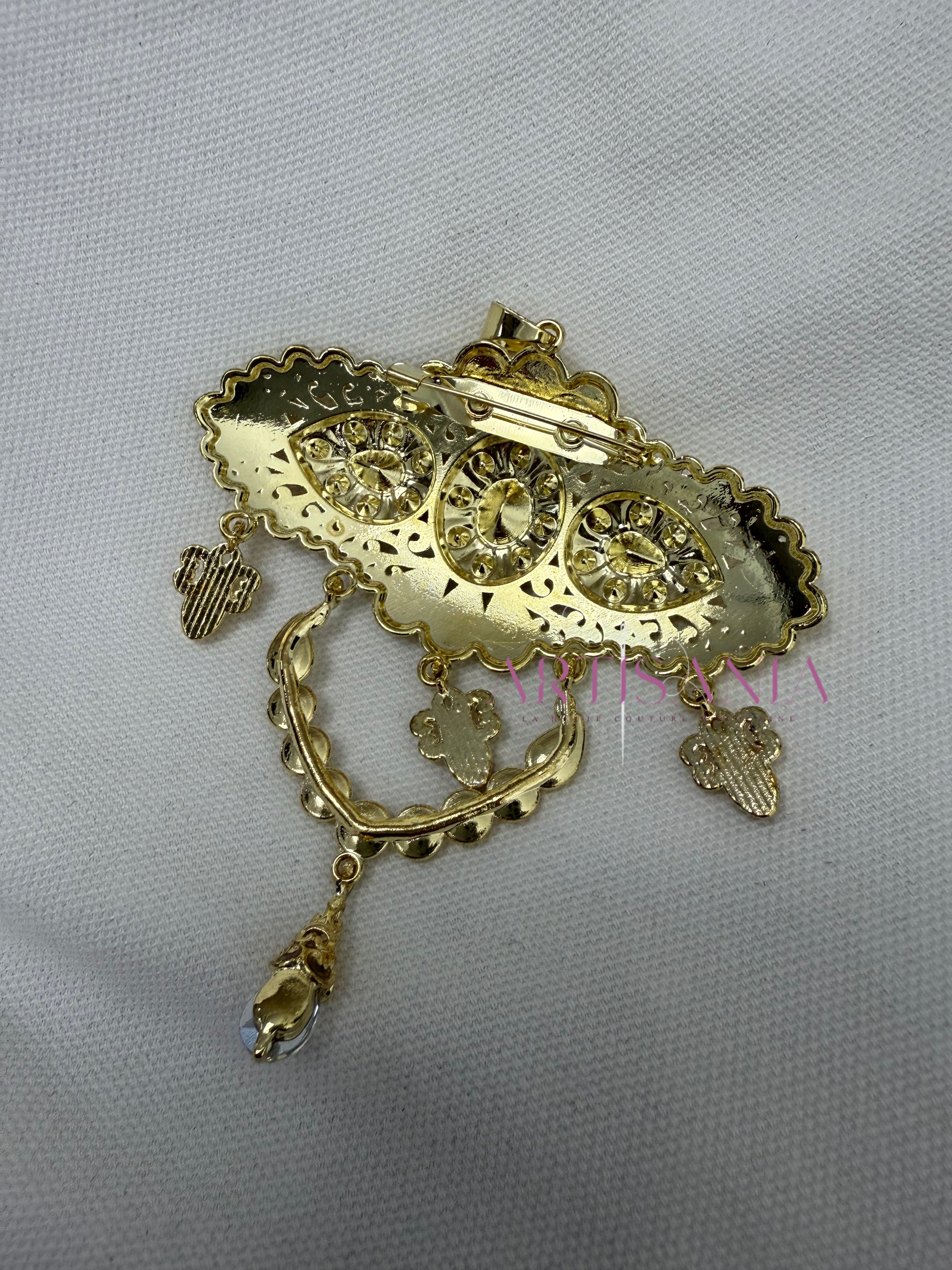 Broches pour accompagner vos tenues - dorées