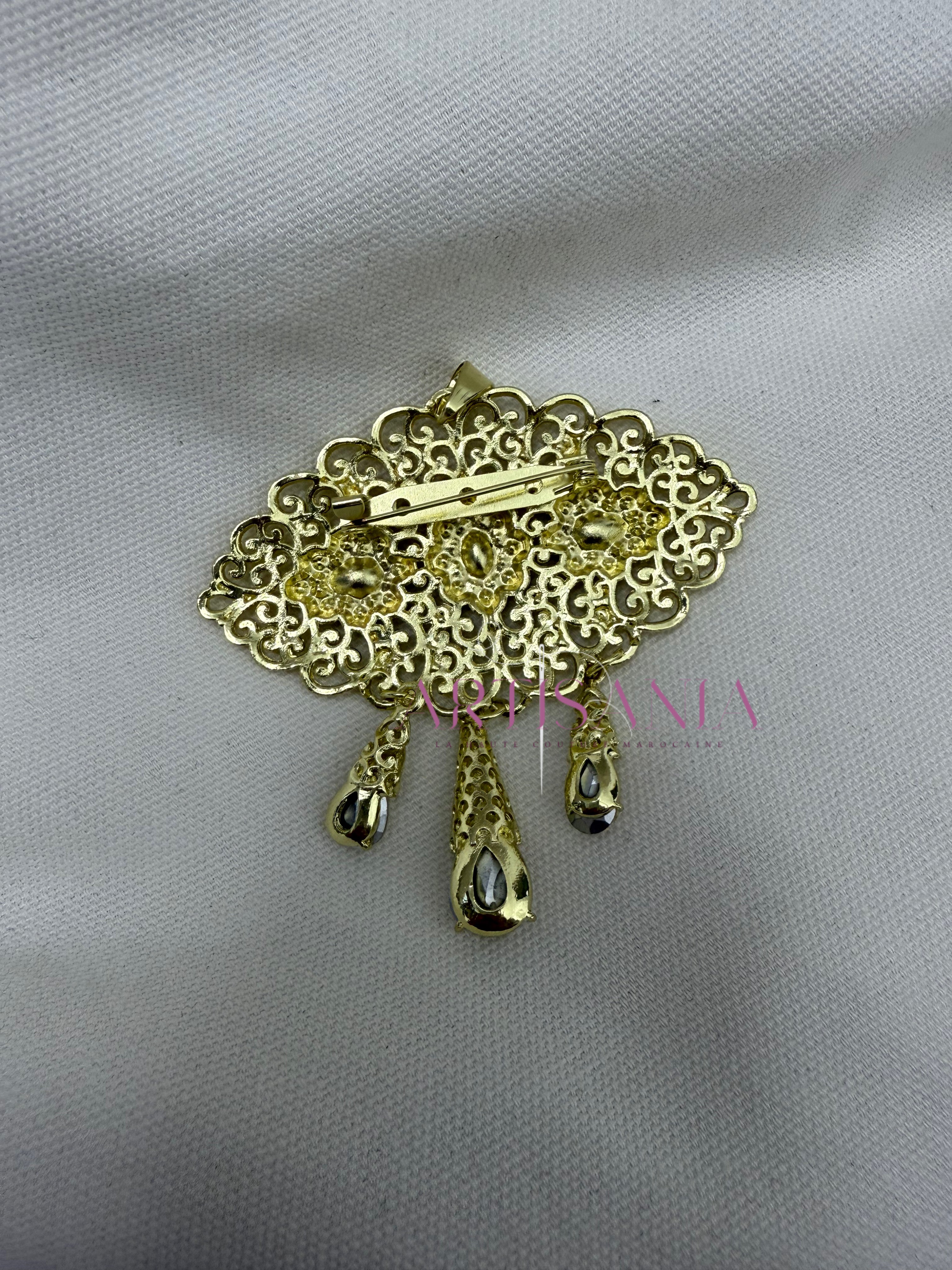 Broches pour accompagner vos tenues - dorées