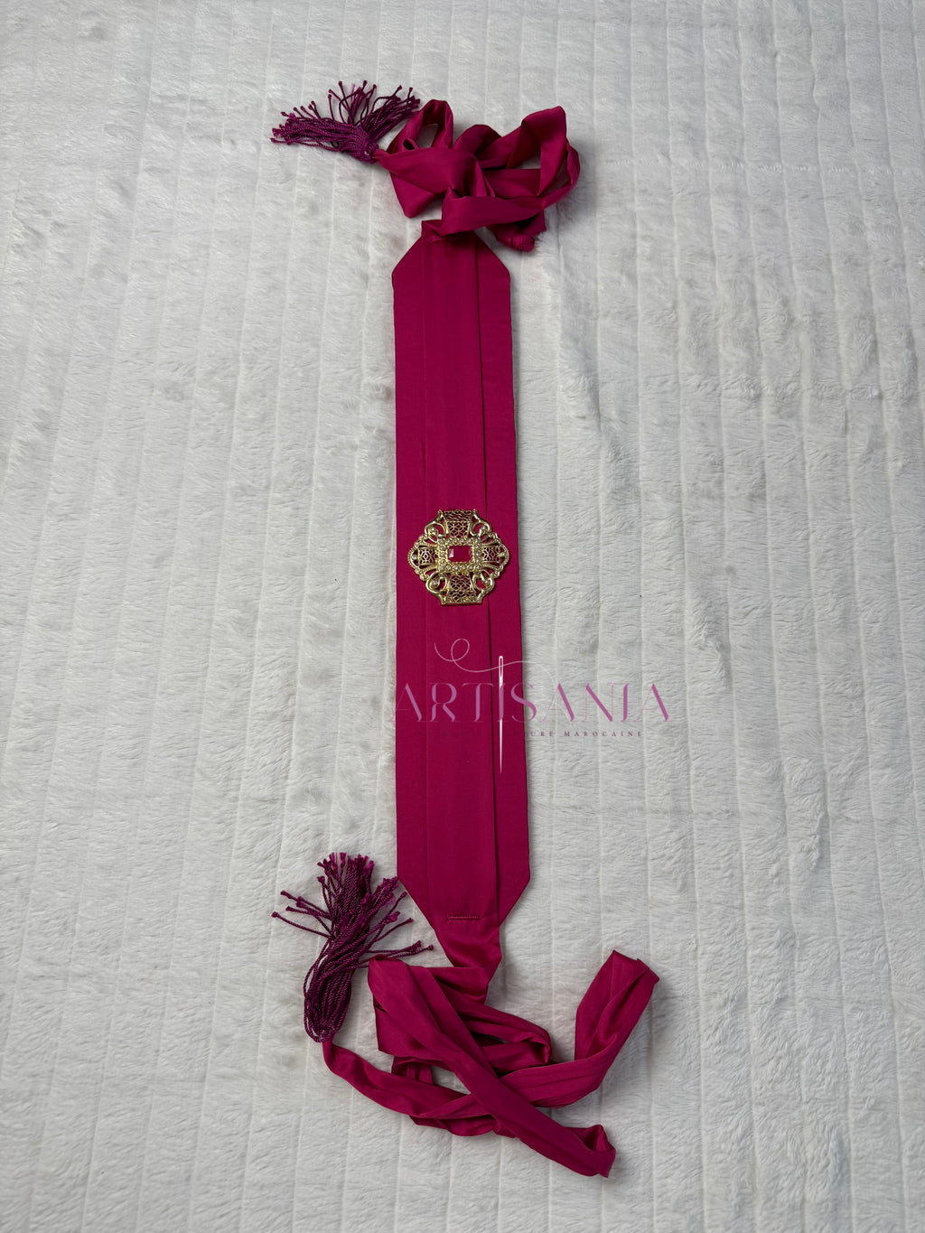 Nos ceintures en tissu avec broche ✨