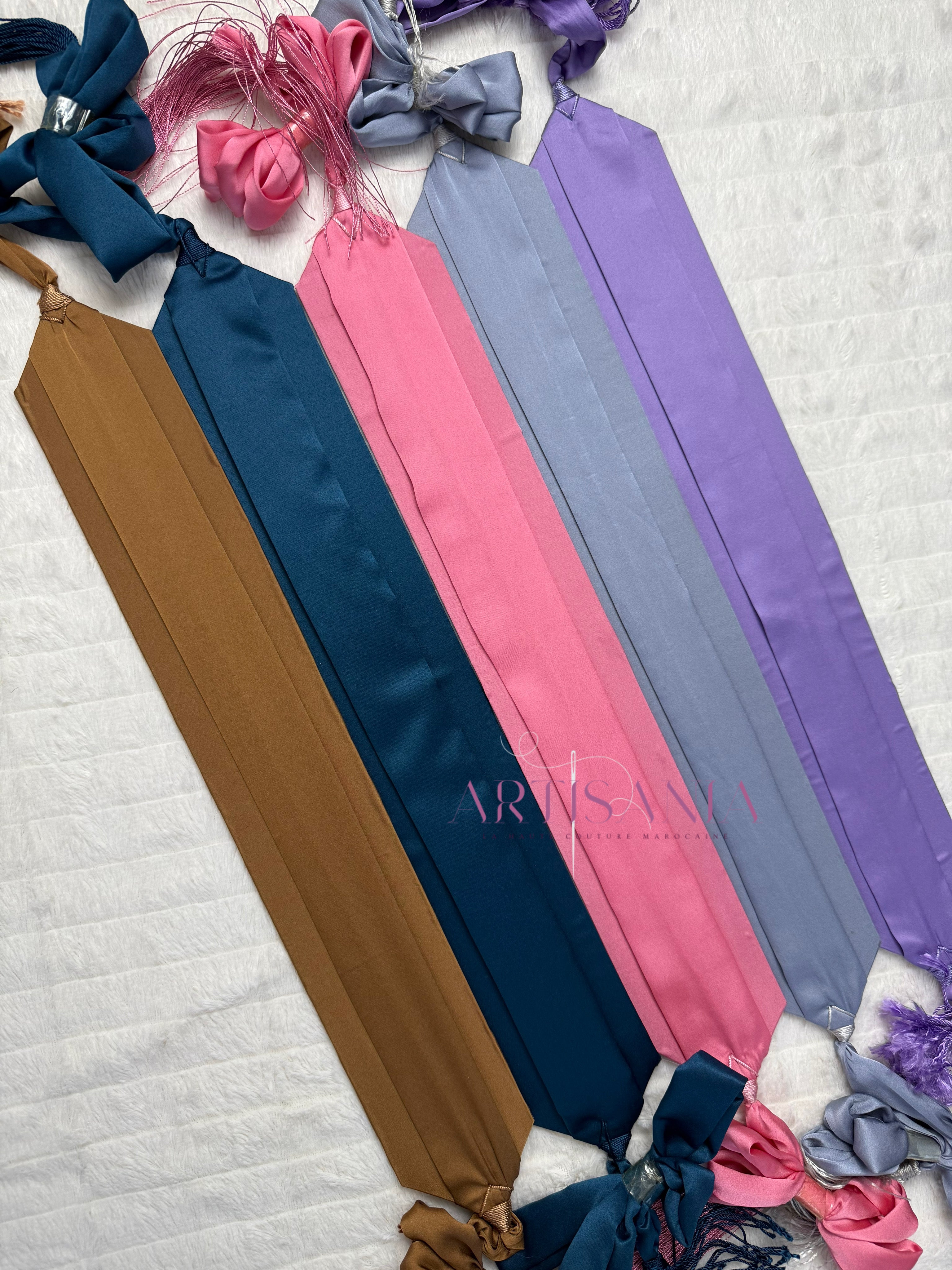 Nos ceintures en tissu 🤍