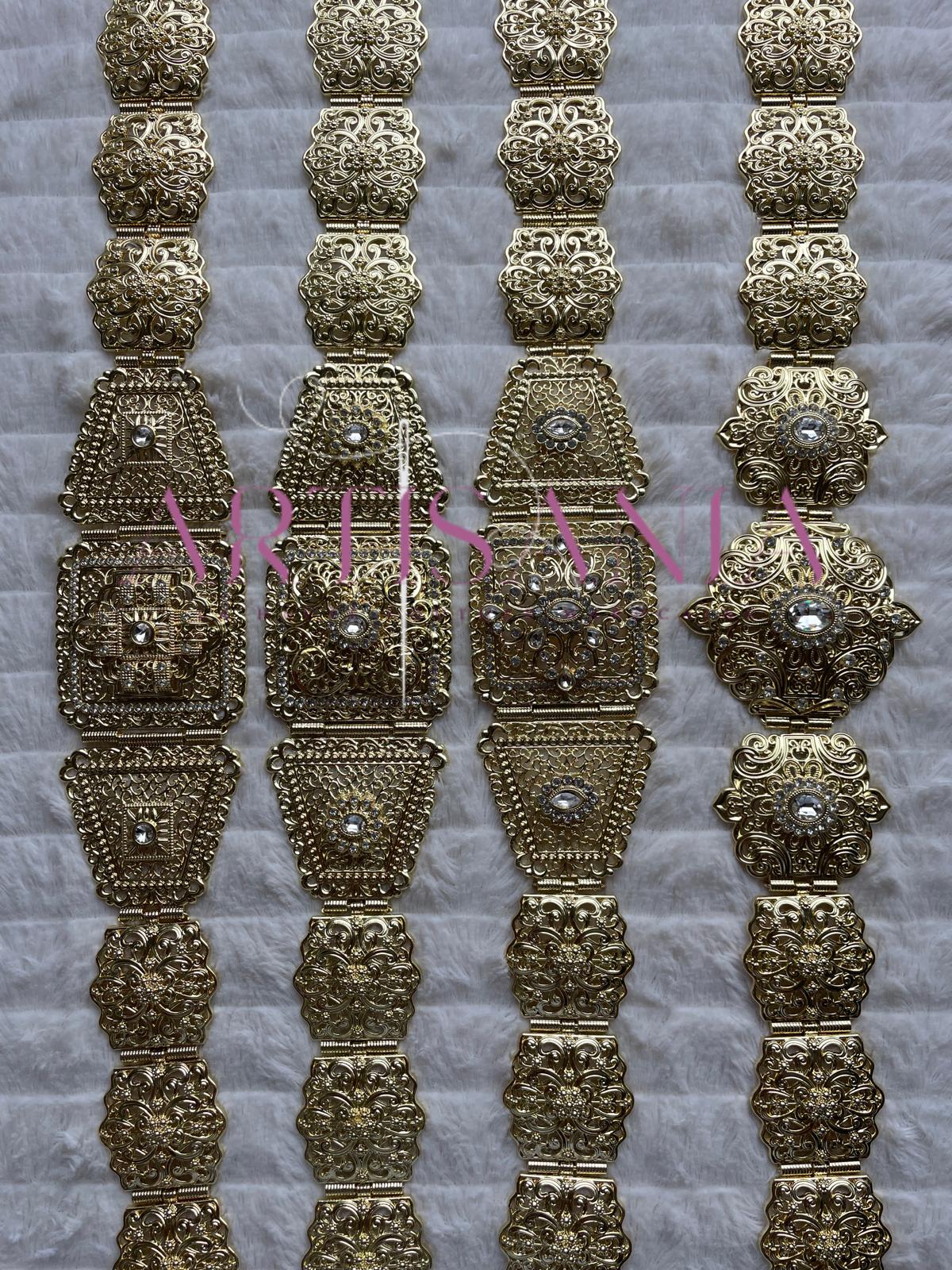 Ceinture métallique ajustable - pour caftans, gandouras, robes, takchitas.. ✨